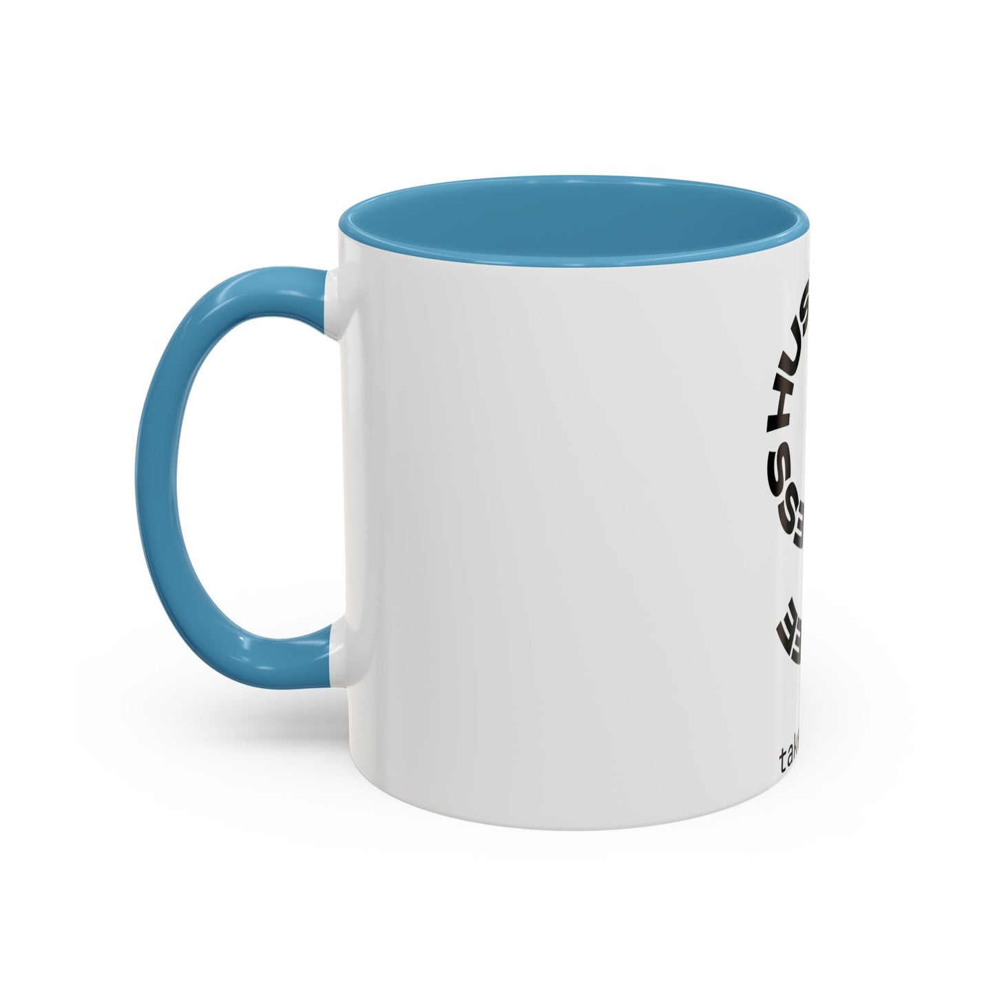 Coffee Mug — "More Coffee, Less Hustle" Accent Ceramic Mug (11/15oz)