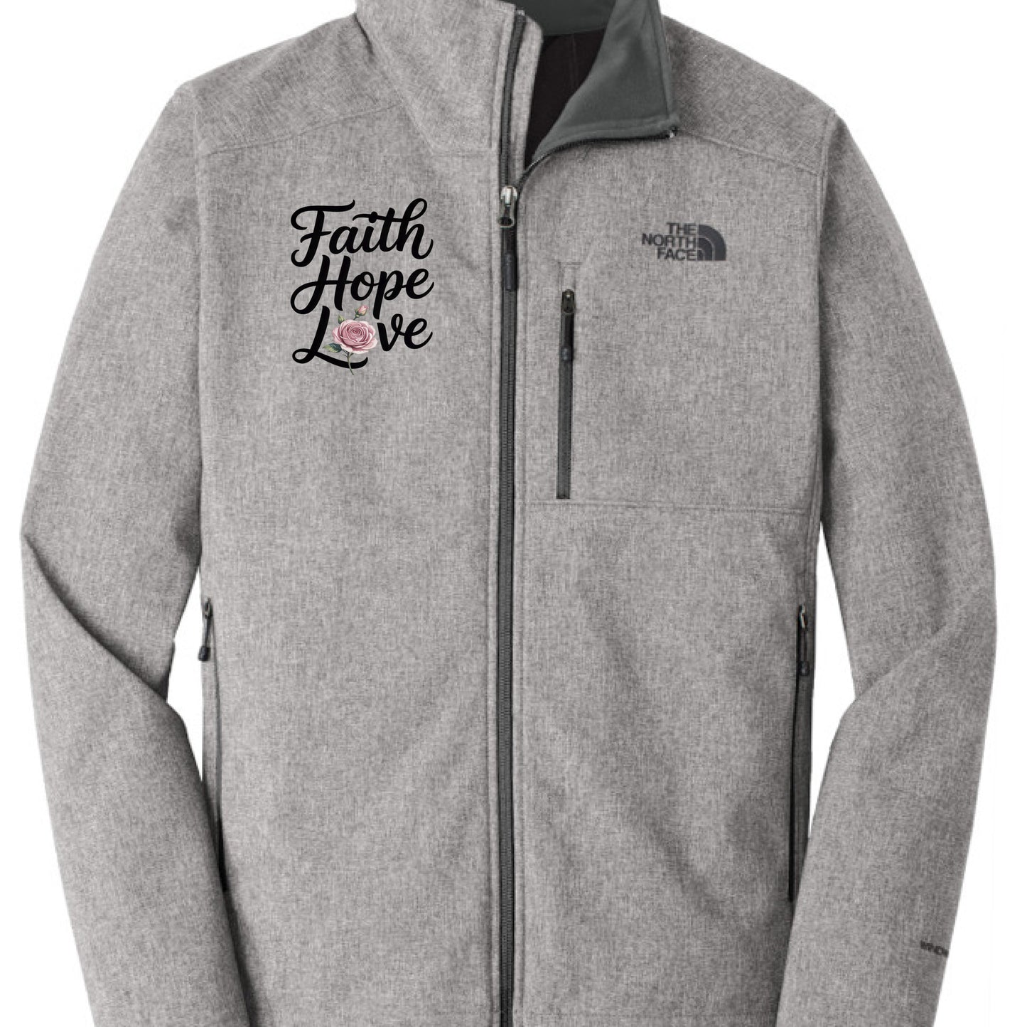 Faith Love Hope North Face Jacket