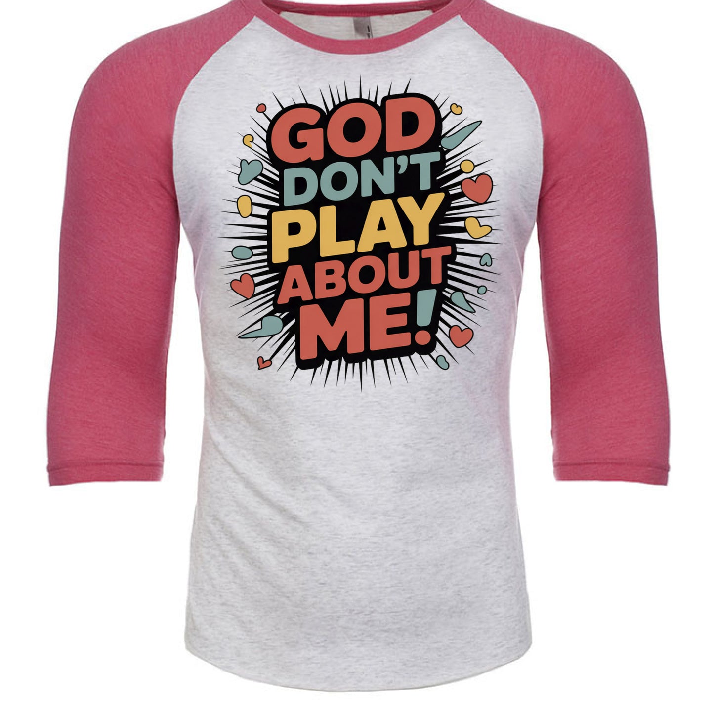 Vintage Pink/ Heather White - FRONT