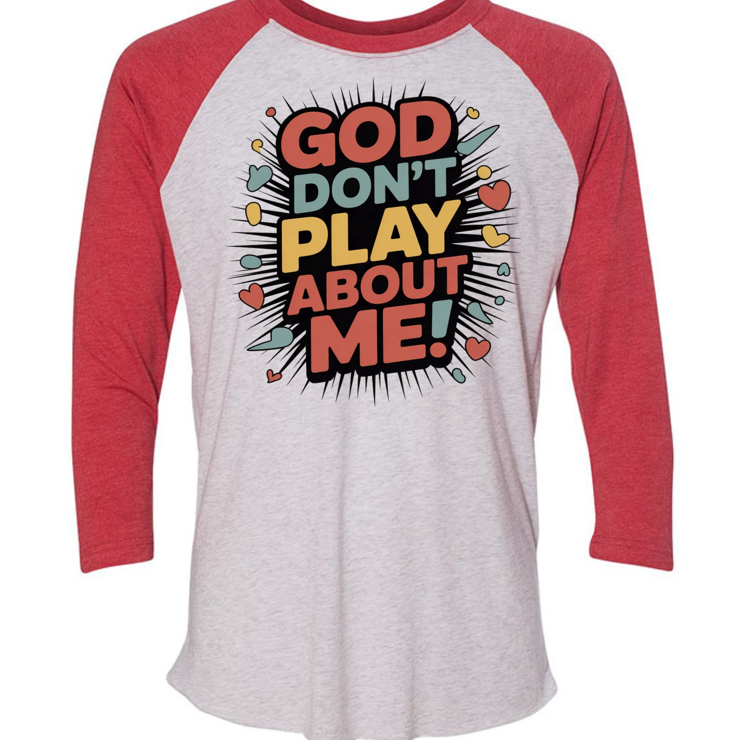 Vintage Red/ Heather White - FRONT