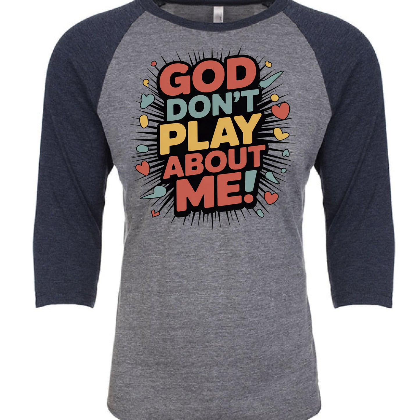 Vintage Navy/ Premium Heather - FRONT