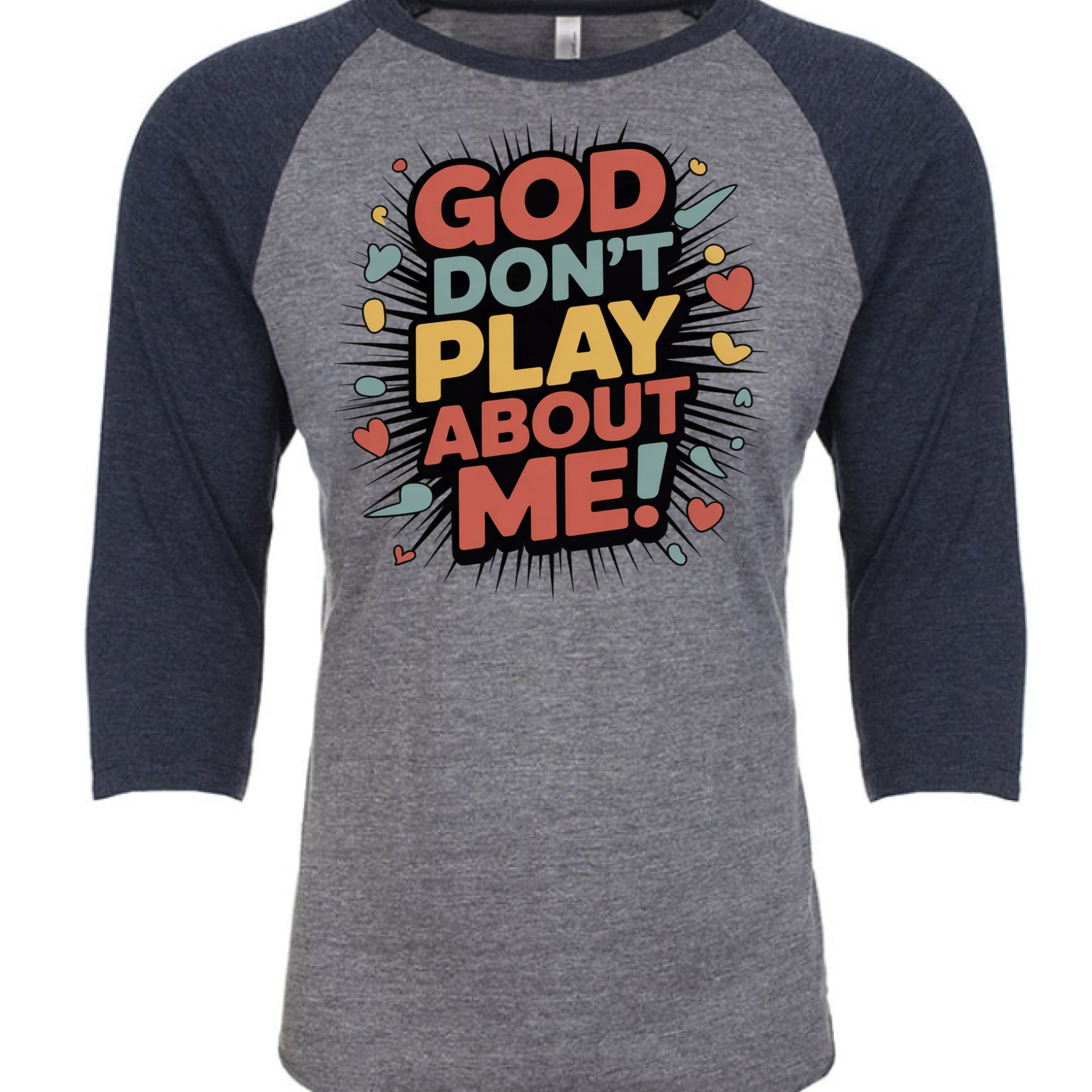 Vintage Navy/ Premium Heather - FRONT